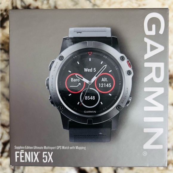 Garmin Fenix 5X sapphire watch - Picture 3 of 7